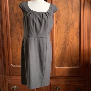 Chaps Gray Work Dress